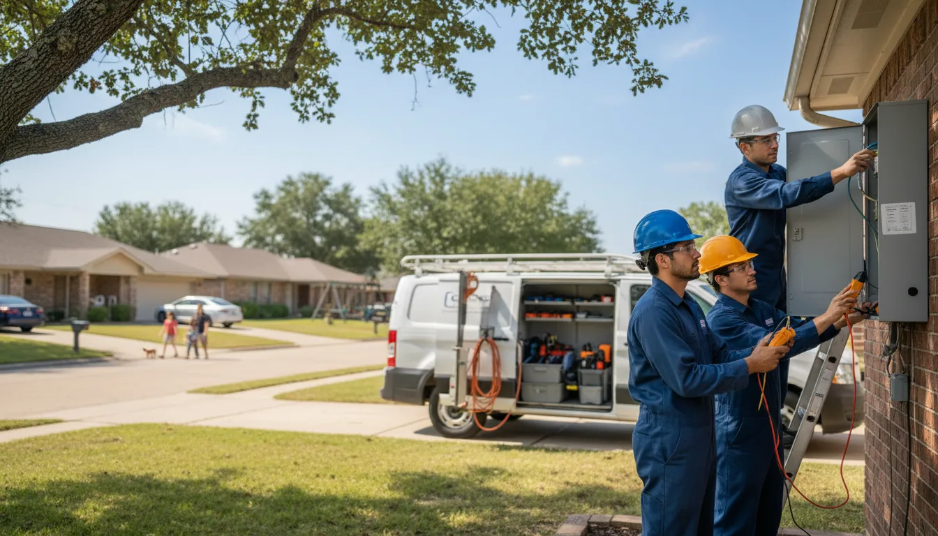 Certified electrician providing emergency electrical services in North Fairfield, OH